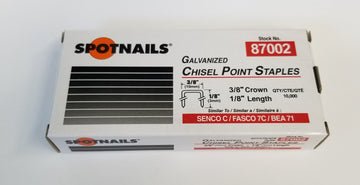 Spotnails 3/8 Crown x 1/8 Leg 87002 C02 10M
